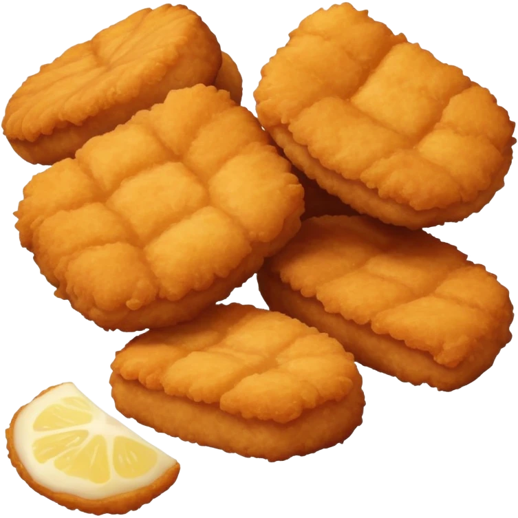 Stoned chicken nugget emoji