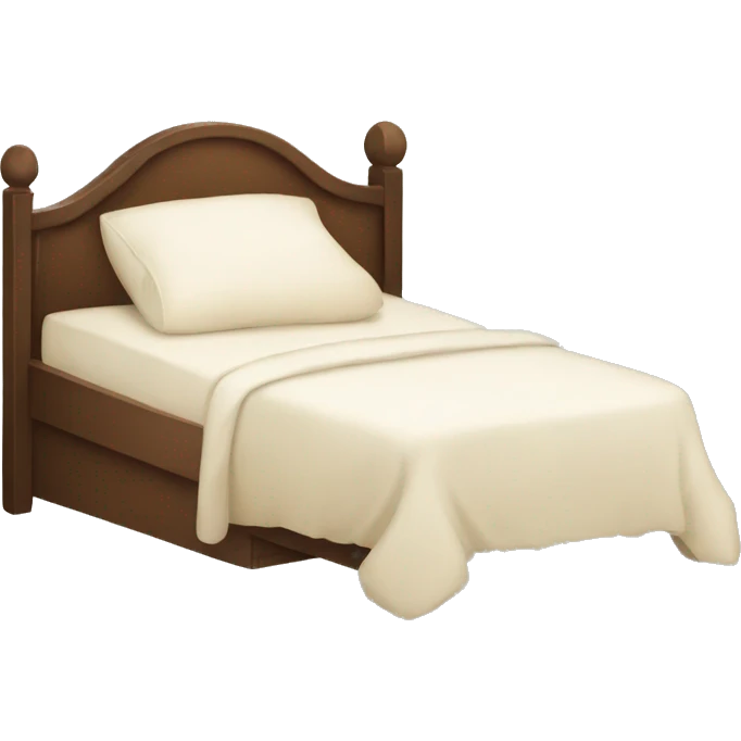 Cute bed emoji