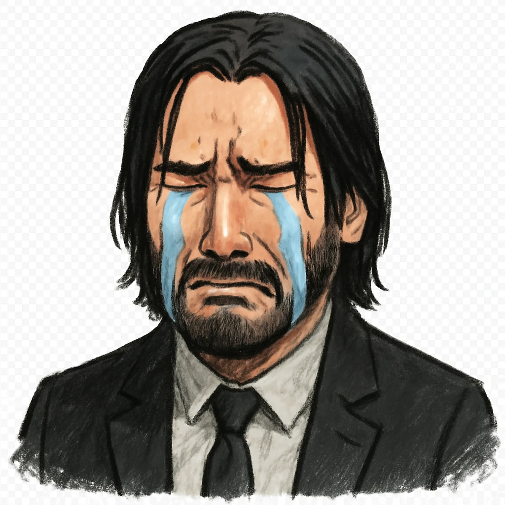 John Wick Crying emoji