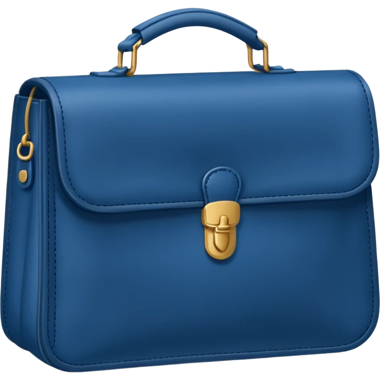 Prussian blue bag emoji