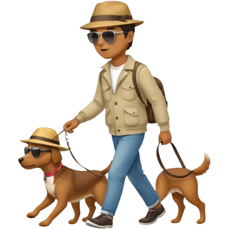 Dog Walker man emoji