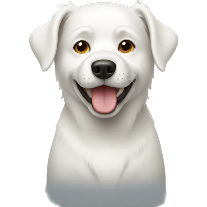 white dog emoji