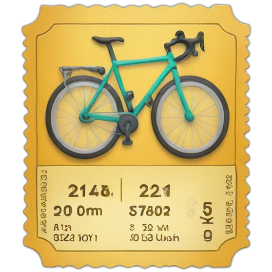 Bike Trek ticket s emoji