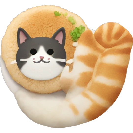 cat tonkatsu  emoji