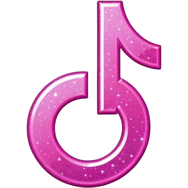 glitter pink symbol TikTok emoji