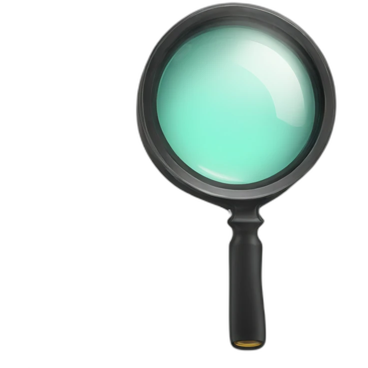magnifying glass emoji