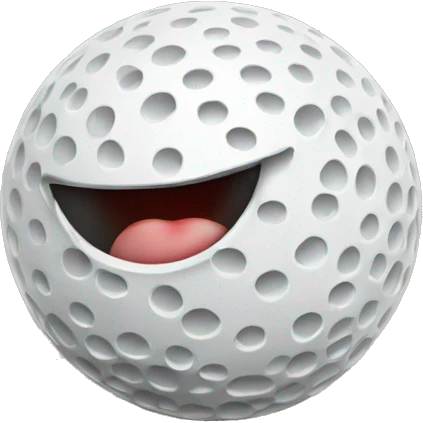 golf ball bbq emoji