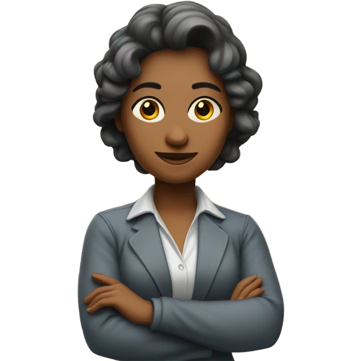 lady arms crossed emoji