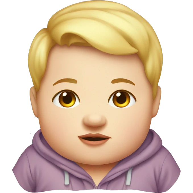 Obese baby emoji