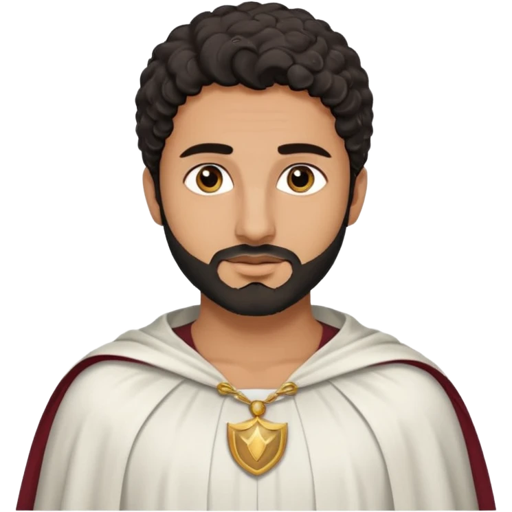 Apariencia: Joven de unos 25-30 años, atractivo,.
-Rostro: Ojos oscuros, piel ligeramente morena, rasgos árabes finos.
-Cabello: Negro, algo rizado o suelto, con barba fina.
-Vestimenta: Cuando es “Don Carlos”, viste como cristiano (camisa blanca, capa corta, colores sobrios). emoji