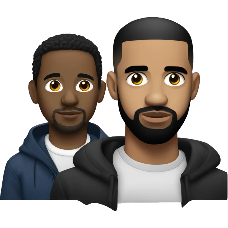 Kendrick and drake  emoji