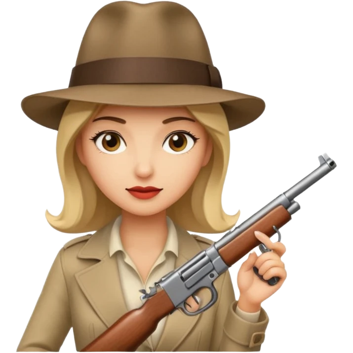 Female gangster  emoji