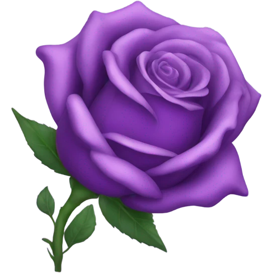 Purple rose  emoji