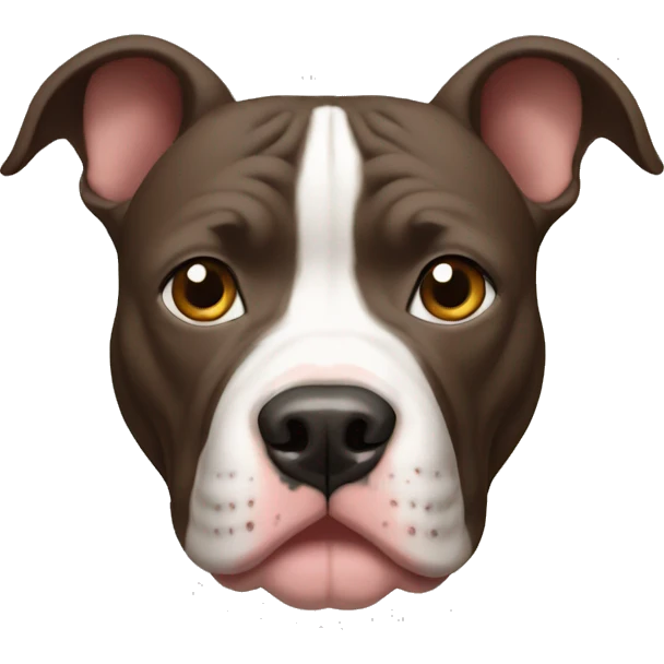 pitbull with cropped ears emoji