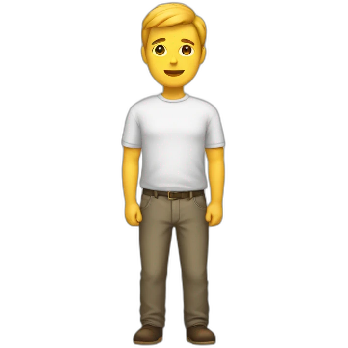 homme de dos emoji