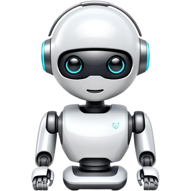 futuristic smart home robot assistant for 2025 emoji