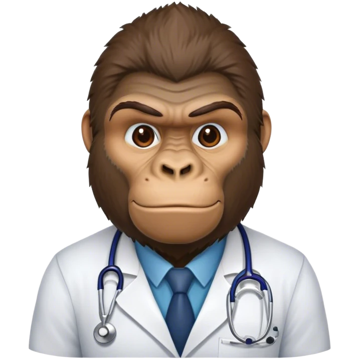 Doctor gorilla emoji