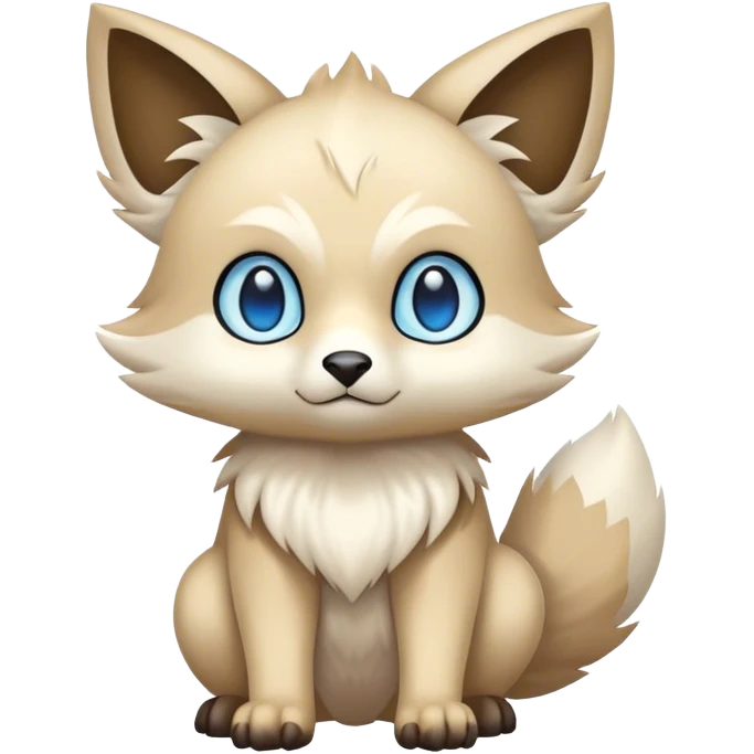 Cute cool animal hybrid Fakemon full body emoji