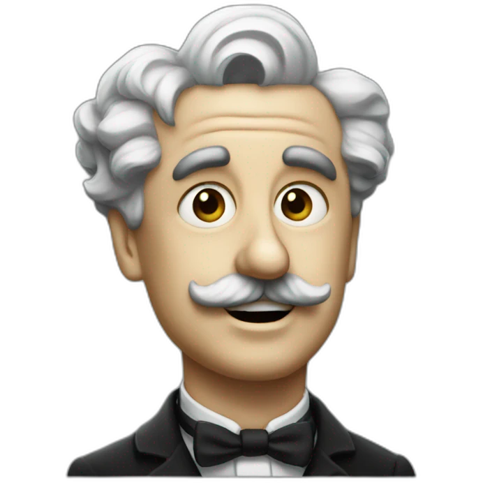 charles chaplin face emoji