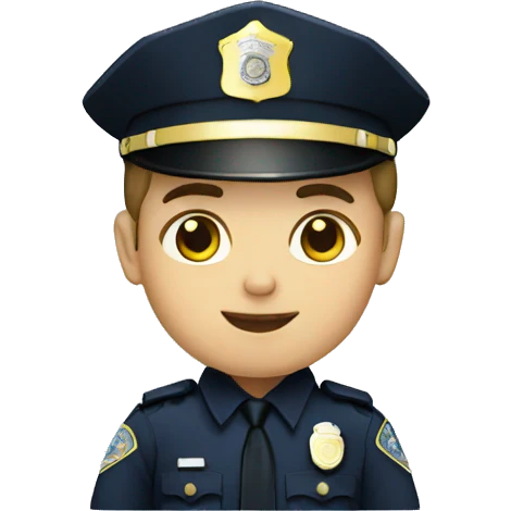 Police officer emoji