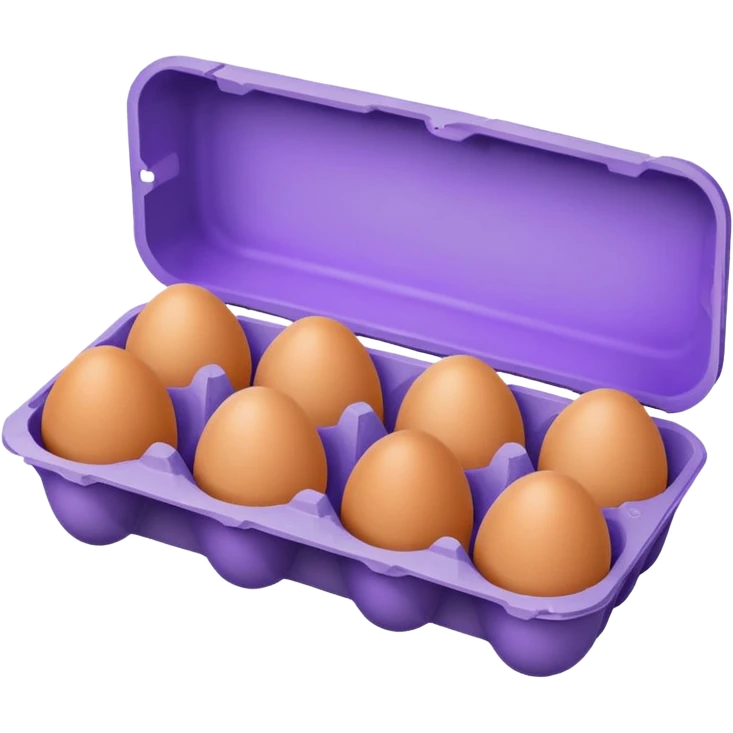 purple big egg carton emoji