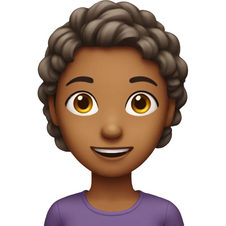 Silly girl emoji