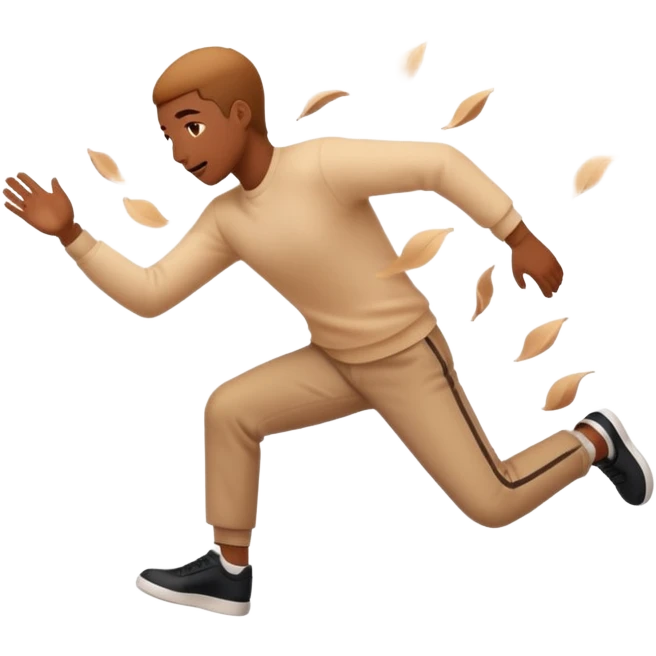 a person crashing out  emoji