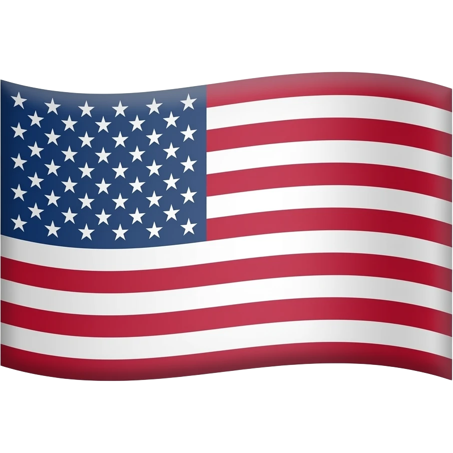 American flag with 0 stars emoji