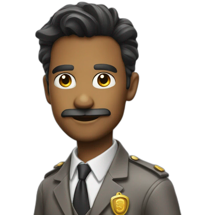 smirking detective emoji