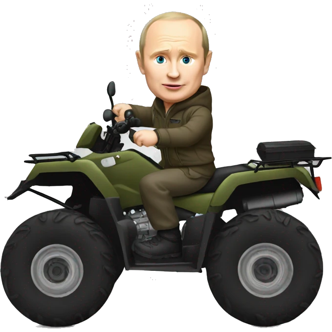 Putin on quad bike emoji