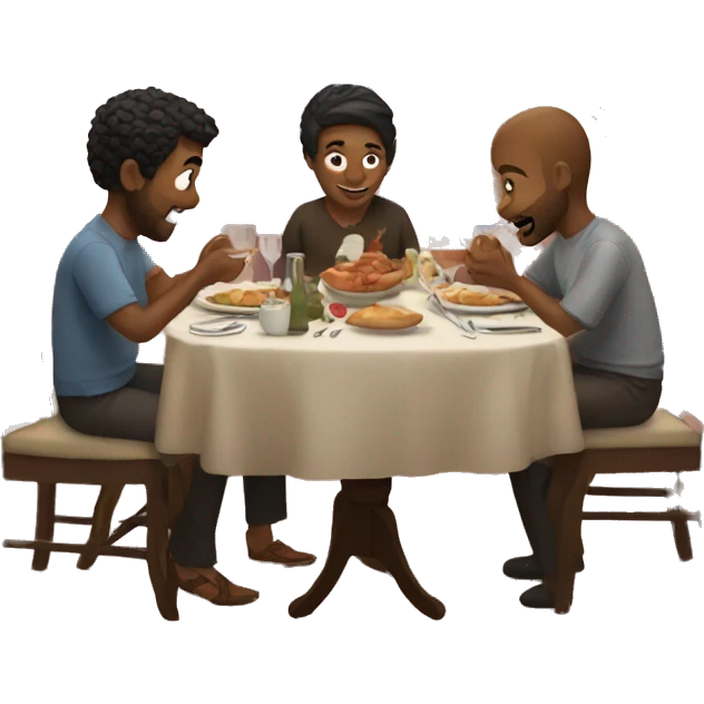 Cozy dinner  emoji
