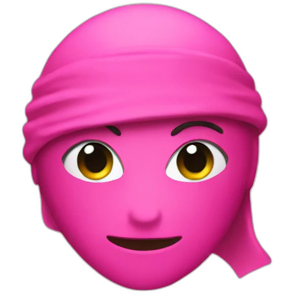 pink ninja emoji