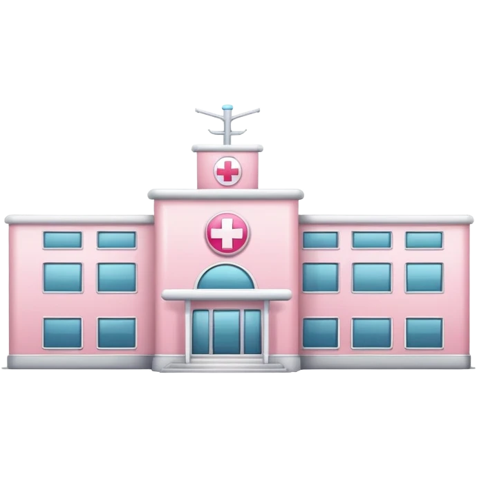 light pink hospital emoji
