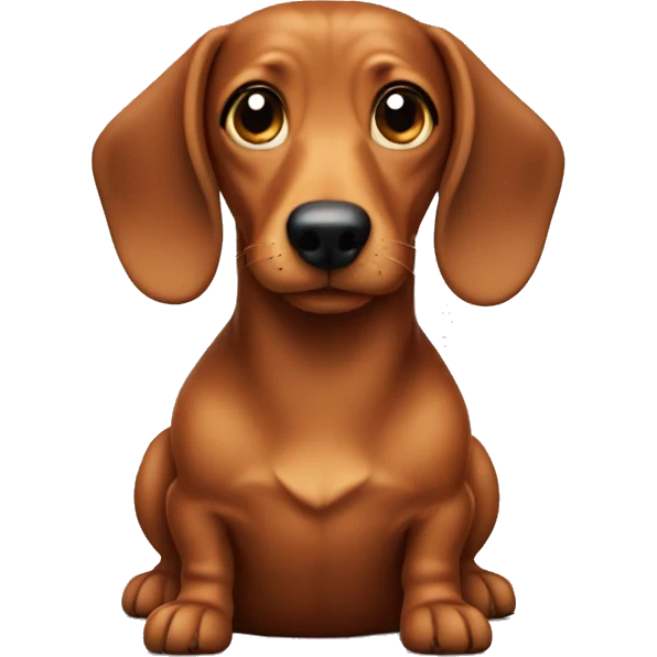 Wiener dog  emoji