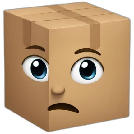 thinking outside the box emoji