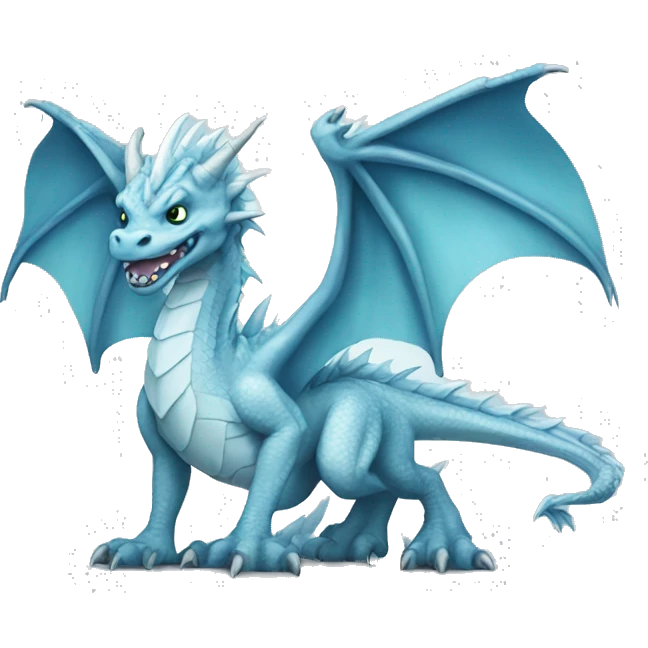 Ice dragon emoji
