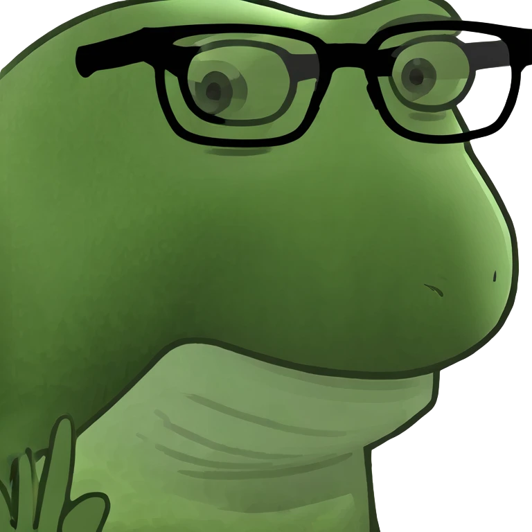 man with blue eyes brown hair with rectangle glasses  emoji