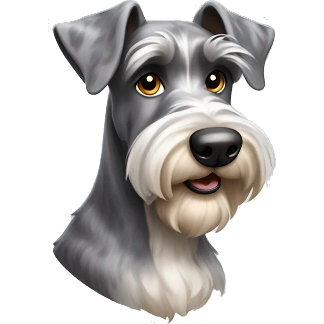 Merle Schnauzer  emoji