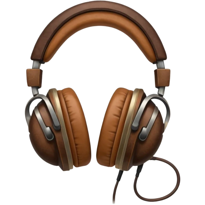 vintage headphone emoji