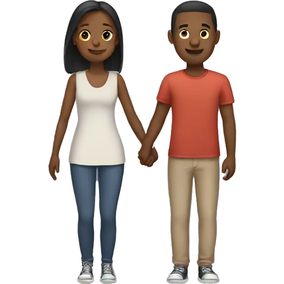 Couple holding hands  emoji
