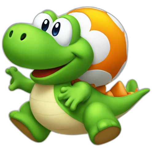yoshi dort sur le dos emoji