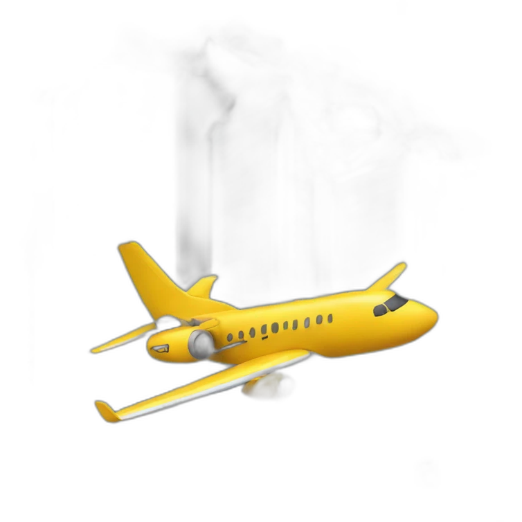 Two bulding and a plane crash in one of the two buildings emoji