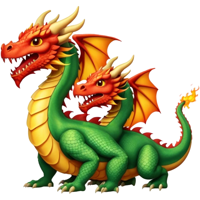 3 headed dragon emoji