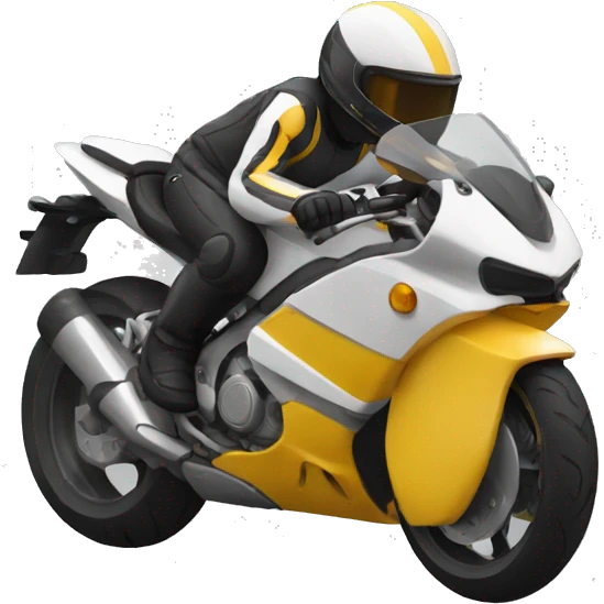La moto está en camino emoji