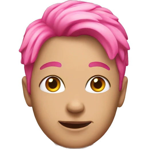 Pink hear emoji