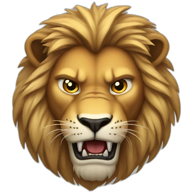 angry-lion emoji