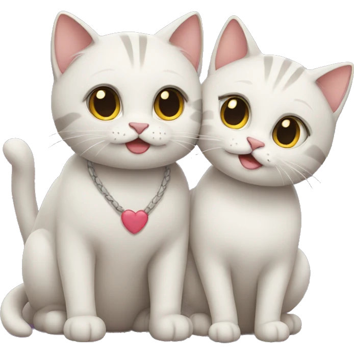 cat couple emoji