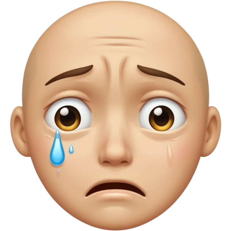 crying face emoji, expressive and clear emoji