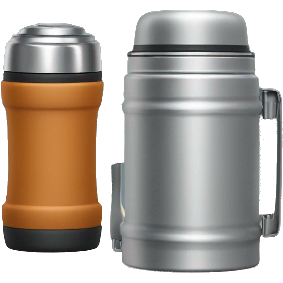 thermos and guampa of tereré emoji