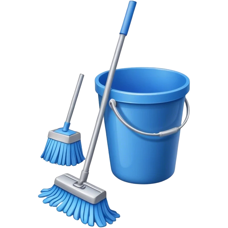 Hoover mop and bucket emoji